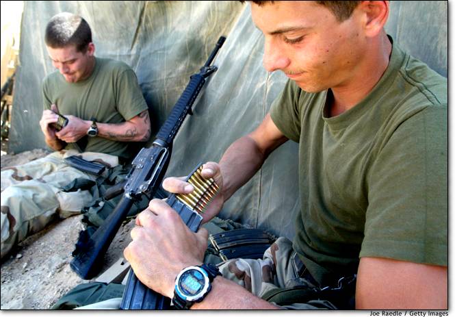 loading rifle clips
